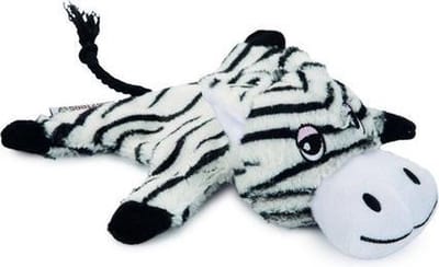 Beeztees zino hondenspeelgoed pluche zwart/wit