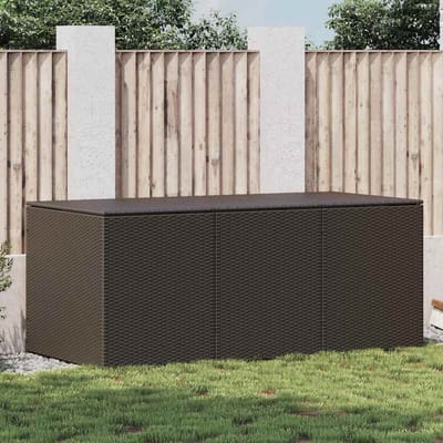 vidaXL - Tuinbox - 180x90x70 - cm - poly - rattan - bruin