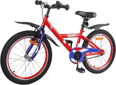 Kinderfiets - Loopfiets - Buiten spelen - Verstelbaar zadel - 18 inch - Rood