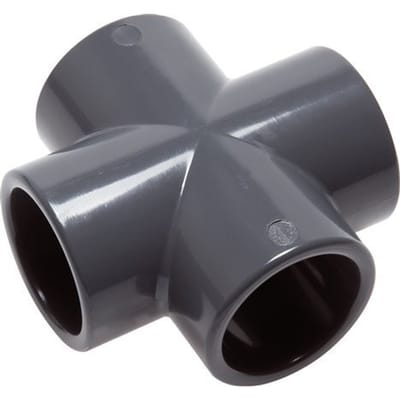 PVC Kruisstuk Lijmmof 90x106mm
