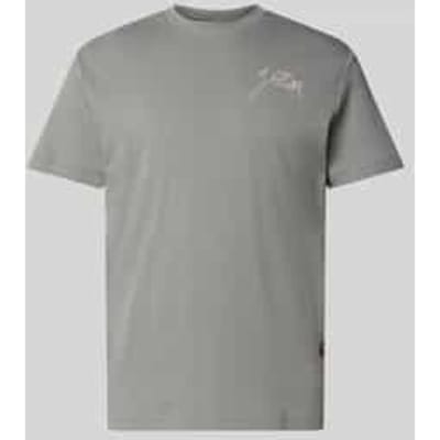 T-shirt met labelprint