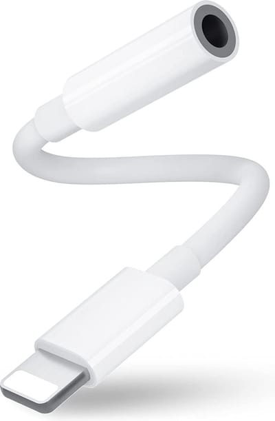 Kabel geschikt voor de Lightning poort naar jack - Jack 3.5 mm