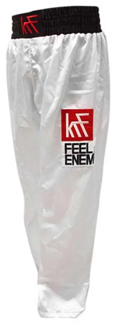 Krf Feel The Enemy Kickboksbroek Wit L Man