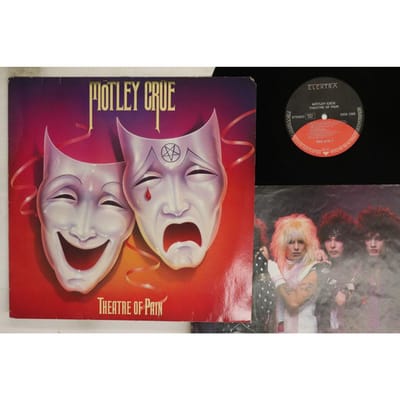 Disque vinyle MOTLEY CRUE  Theatre Of Pain 9604181 ELEKTRA 1985 Europe Metal Occasion