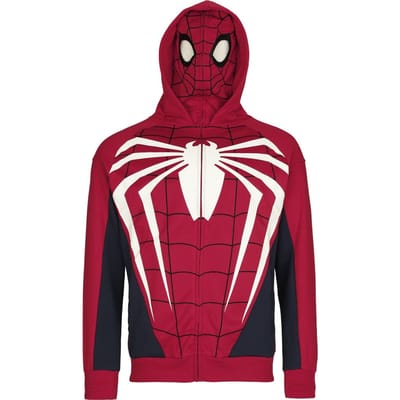 Spider-Man - Disney Vest met capuchon - Spiderman - L - voor Mannen - meerkleurig