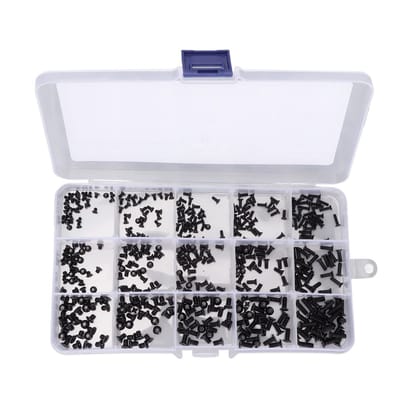 NTH products- Laptop Schroeven 450 Stuks - M2/M2.5/M3 Schroeven - Koolstofstaal - Reparatieset - Inclusief Schroevendraaier - Opbergdoos - Schroefset