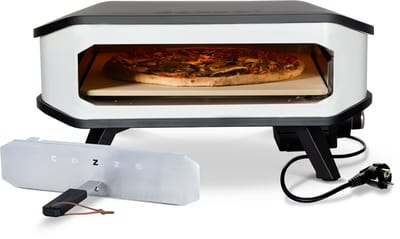 Cozze® Elektrische Pizza oven 17” - Met Pizzasteen & Deur - Tot 450°C - Voor Pizza’s tot 42 cm - Elektrische Pizza Oven voor Binnen & Buiten