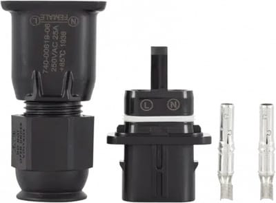Enphase Q-Cable connector Female set Q-CONN-R-10F