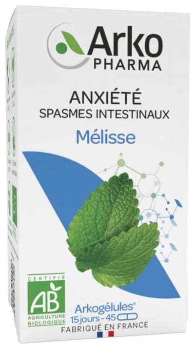 Arkopharma Arkogélules Bio Citroenmelisse 45 Capsules