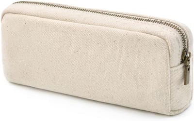 Canvas etui - Pennendoosje Pennenhouder - Bureau organiseren - Gladde ritssluiting - 181 x 75 x 37 cm - Blauw