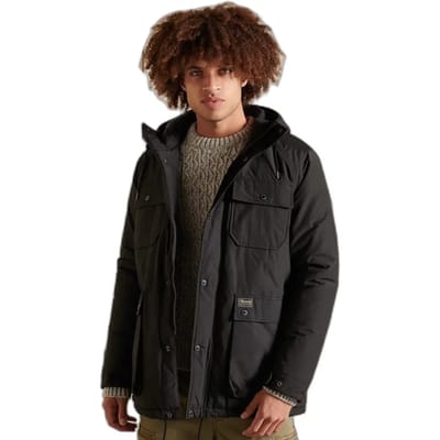 Superdry Mountain Padded Jas Zwart M Man