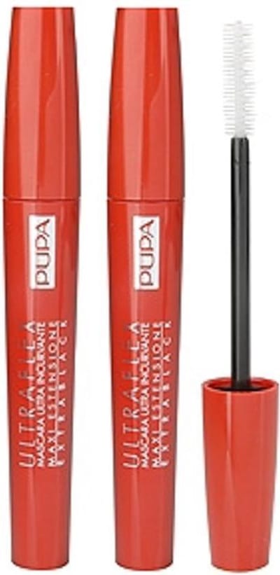 Pupa Ultraflex Mascara Extra Black - Voor lange en krullende wimpers - 2 stuks