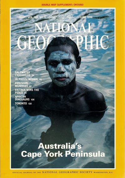 NATIONAL GEOGRAPHIC JUNI 1996 EDITIE ENGELS TIJDSCHRIFT (MAP ONTARIO THE MAKING OF CANADA INCLUDED)