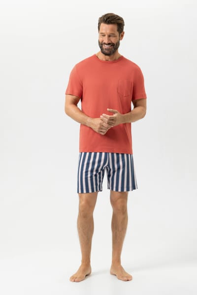 mey Kort Pak Serie Bold Coral Stripes Gestreift