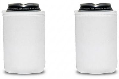EIZOOK 2 stuks Witte koelhoud hoesjes voor blikjes - koelen