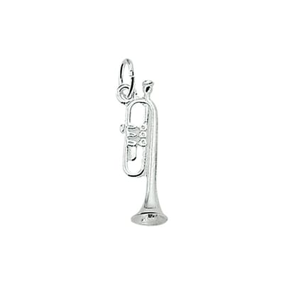 Zilveren Hanger trompet 1003407