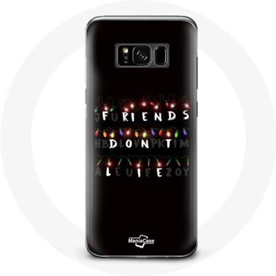 Coque - MANIACASE - Samsung Galaxy S8 - Souple - Noir - Stranger Things
