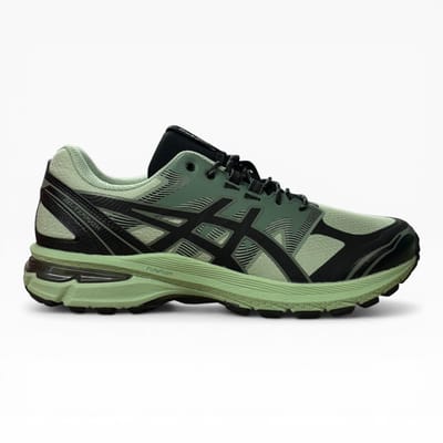 Asics - Gel Terrain - Sportschoenen - Mannen - Groen / Zwart - Maat 40.5