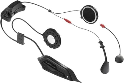Bluetooth Communicatiesysteem - Motor Communicatie - Motorrijden Communiceren - Geïntegreerd Helm Ontwerp - 22+ Uur Spreektijd - Mat Zwart