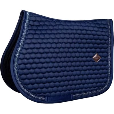Kentucky Horsewear - Zadeldoek glitter band jumping marine