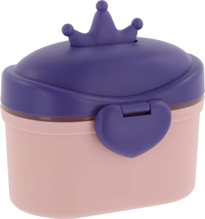 Youha - poedermelk bewaardoos - inclusief poederschepje - handig bewaren van poedermelk - baby voeding - makkelijk mee te nemen - 220 gram opbergcapaciteit - 1400ML poedermelk - kleur: roze/paars