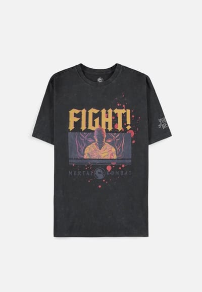 Mortal Kombat - Fight! Heren Tshirt - S - Grijs