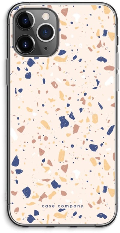 Case Company® - Hoesje geschikt voor iPhone 11 Pro Max hoesje - Terrazzo N°23 - Soft Cover Telefoonhoesje - Bescherming aan alle Kanten en Schermrand
