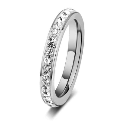 Amanto Ring Erien - 316 Staal - 4mm - maat 58 - 18,5mm