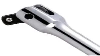 Veelzijdige 1/2" Gelenk Handvat van CR-V en CR-MO Staal met Gepolijste Chroom Oppervlak, 250mm Lengte voor Maximale Flexibiliteit, Robuustheid en Optimale Krachtoverbrenging in de Werkplaats