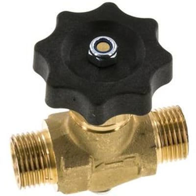 G 1/2'' Messing Buitendraad Kogelkraan 40 bar met Handwiel