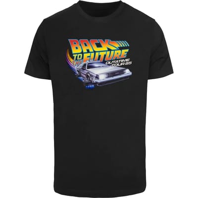 Merchcode Back To The Future - Outatime 85 Heren T-shirt - M - Zwart