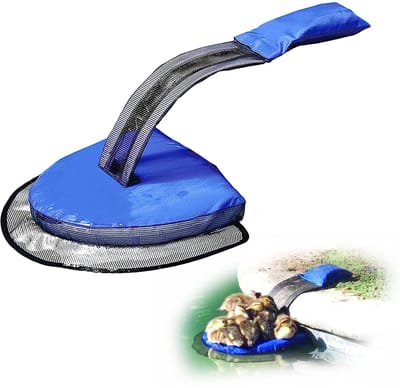 Dailygoods- Opblaasbare Zwembad Ramp - Dierenreddende Drijvende Hulp voor Huisdieren - Duurzaam Oxford-Weefsel - Eenvoudig te Installeren - Veiligheidsoplossing voor Kleine Dieren - Meer Ontsnappingsmogelijkheden - Dierenreddingsnet