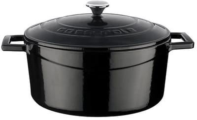 Lava Braadpan - 24 cm - 4.49 liter - Gietijzer - Zwart