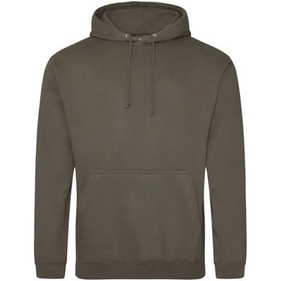 Just Hoods College Hoodie JH001 - Olive Green - L