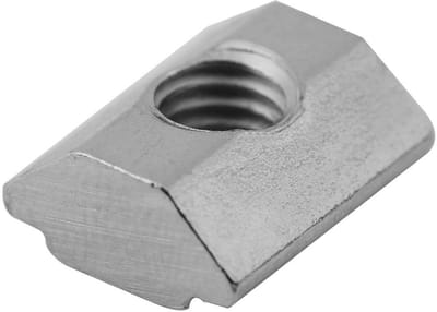 Dailygoods- T-moeren 50 Stuks - Schuifmoeren - Koolstofstaal - Vernikkeling - EU20-M5 - Roestbestendig
