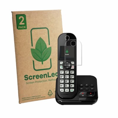 2 Stuks Screenprotector voor Panasonic KX-TGC422 - Hoogwaardige Beschermfolie transparant