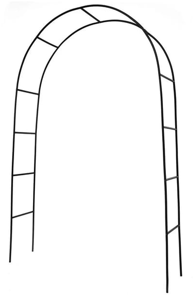 Jessi Store - Rozenboog - Pergola - Tuinboog - Tuinprieel - Metalen Klimplantenrek - Voor Bruiloft & Tuinpad - 145 x 240 cm