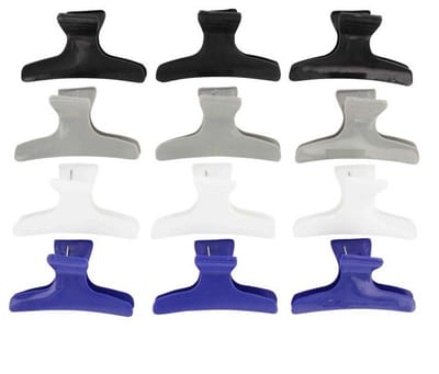 Sibel Verdeelklem Breed Gekleurd 8cm 12 Stuks