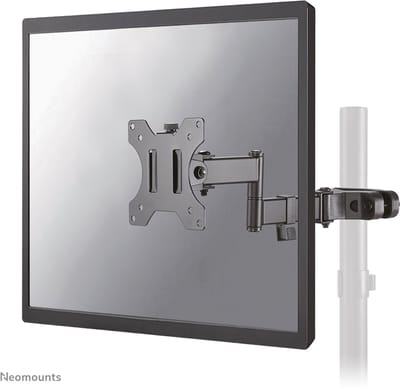Neomounts FL40-450BL11 TV-paalsteun 17-32" - max 8 kg - VESA 75x75-100x100 - geschikt voor Ø 28-60 mm - full motion - zwart