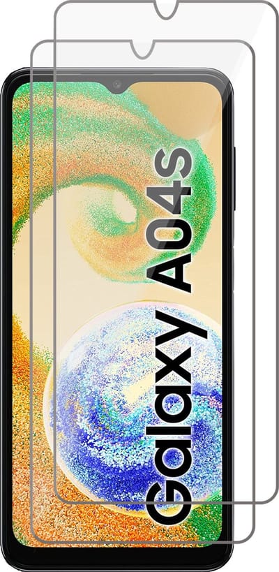 Screenprotector geschikt voor Samsung Galaxy A04s / A13 5G - 2x Gehard Glas Screen Protector GlassGuard
