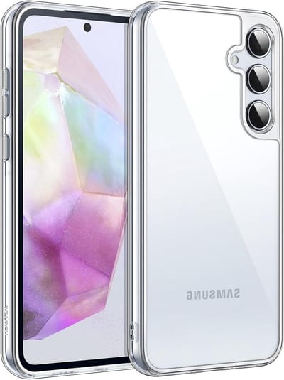 Schokbestendige en krasbestendige transparante hoes voor Samsung Galaxy A35 5G, perfect voor bescherming en stijl