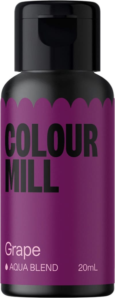 Colour Mill Aqua Blend Voedingskleurstof op Waterbasis - Grape - 20 ml