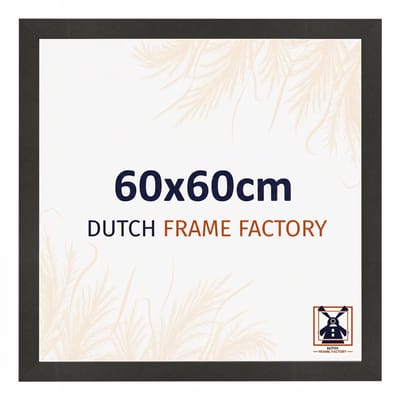 Fotolijst 60x60 cm - MDF - Zwart Mat - Benno