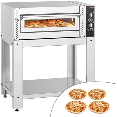 GGM Gastro Elektro Pizzaofen - 4x 30cm - Manuell - inkl. Untergestell