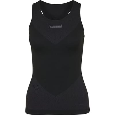 Hummel First Seamless Tanktop Dames - thermoshirts - zwart - Vrouwen