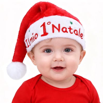Dailygoods- Kerstmuts Unisex - Baby Muts - Economisch - Accessoire - One Size - Perfect voor Eerste Kerst - Babymuts
