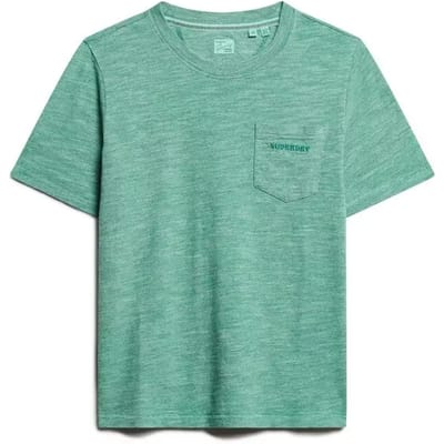Superdry - Essential overdyed T-shirt met logo - Dames - T-shirts