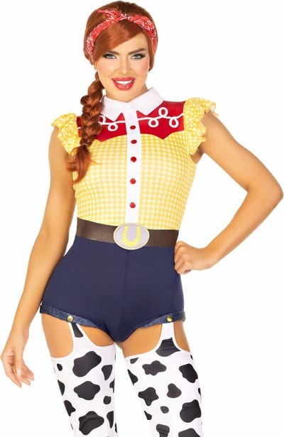 Dames jumpsuit Leg Avenue Giddy Up Cowgirl