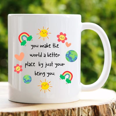 You Make the World Better Place - Valentijn cadeautje voor hem - Valentijn cadeautje voor haar - Valentijnsdag - Verjaardag cadeau - Cadeau voor man - Cadeau voor vrouw - Grappige