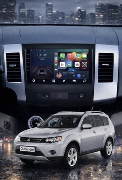 ADIVOX T1 9 inch geschikt voor Mitsubishi Outlander 2008-2013 Android 15 CarPlay/Auto/Wifi/DSP/DAB+